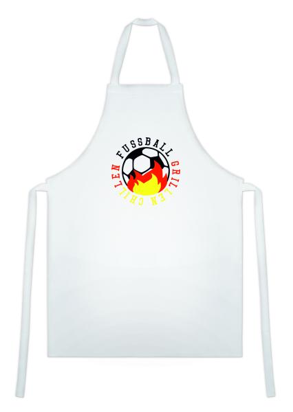 Grillschürze Grillen, Chillen, Fussball